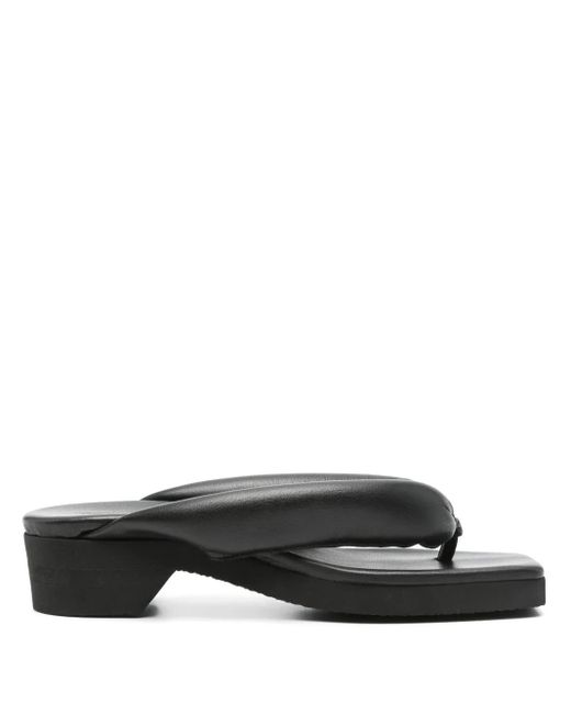 Yohji Yamamoto Black 40Mm Geta Sandals