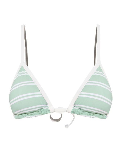 Bikini a rayas Marysia Swim de color Green