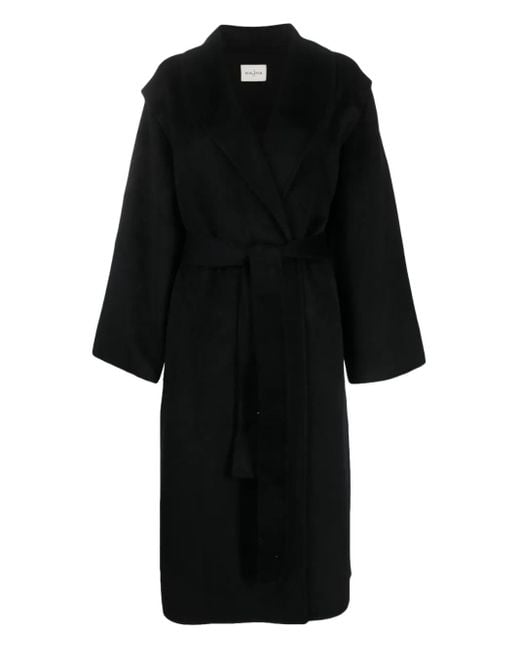 LeKasha Soura カシミアコート Black