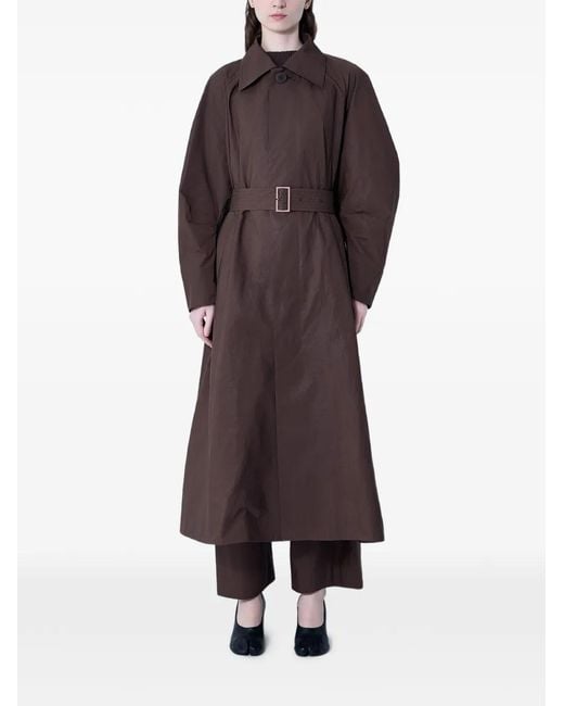 Issey Miyake Brown Akimbo Belted Trench Coat