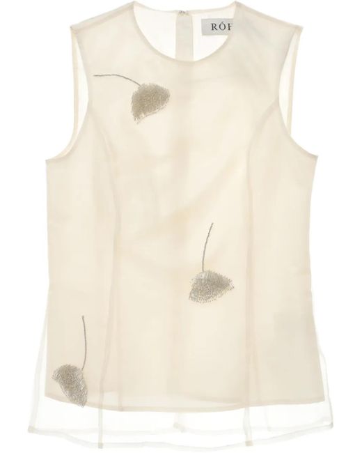 Rohe ノースリーブ トップ Natural