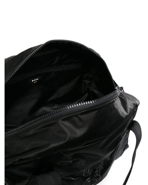 HUGO Bryant Reisetasche mit Logo-Verzierung in Black für Herren