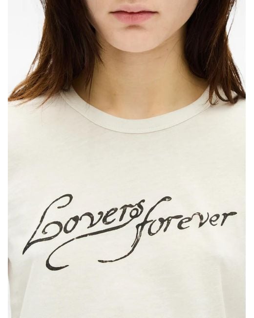 Ann Demeulemeester White Floor T-Shirt