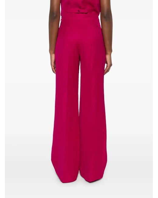 P.A.R.O.S.H. Pink Wide-Leg Trousers