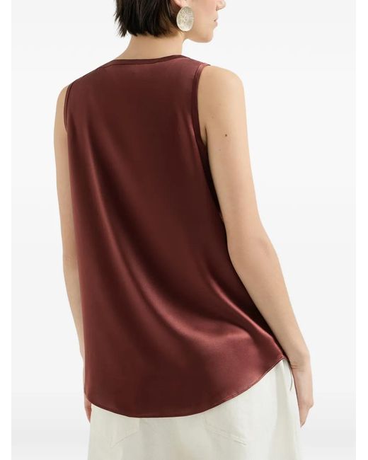 Top Stretch Brunello Cucinelli de color Purple
