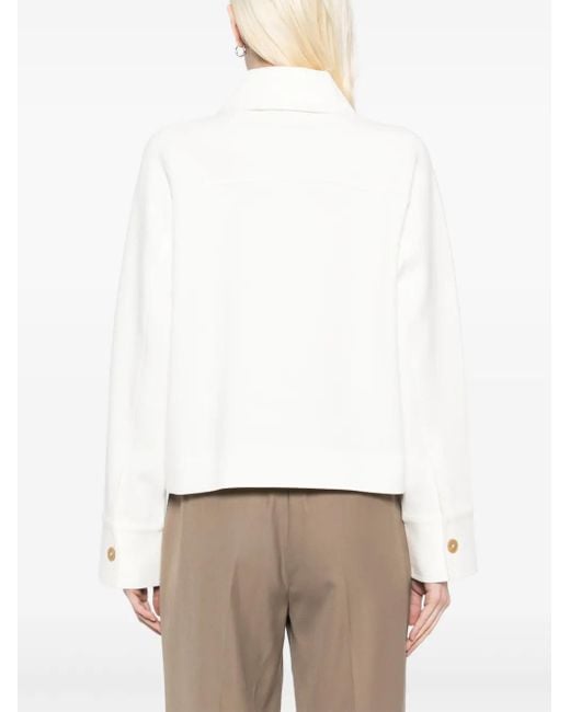 Vince White Hemdjacke mit Knopfleiste