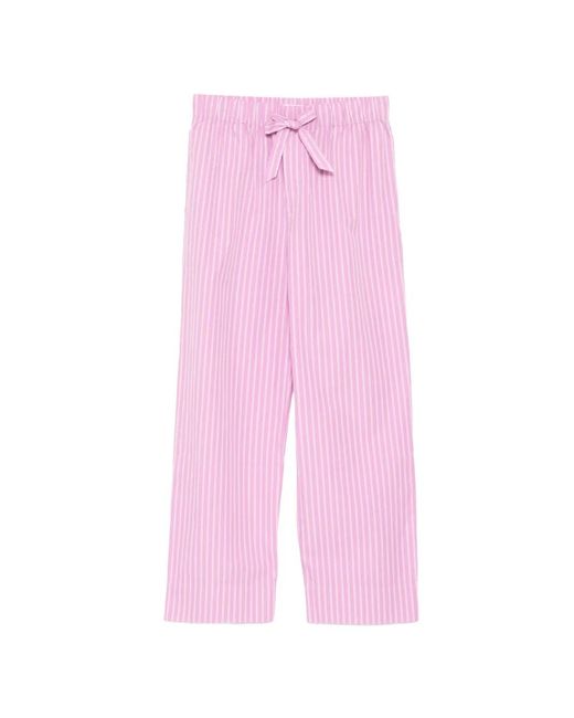Tekla Pink Poplin Pants for men