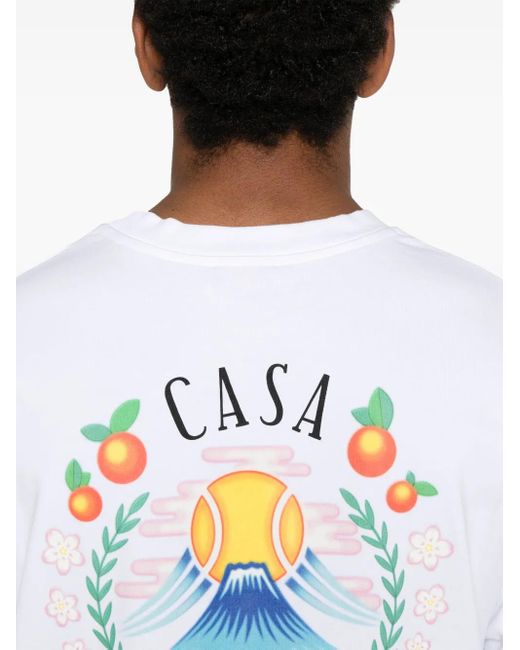 メンズ Casablanca Casa Way Tシャツ White