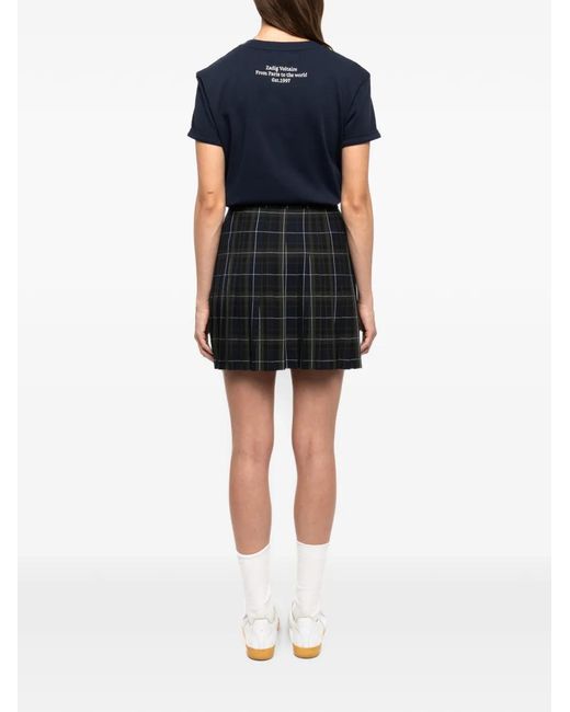 Zadig & Voltaire Black Jumi Tailleur Tartan