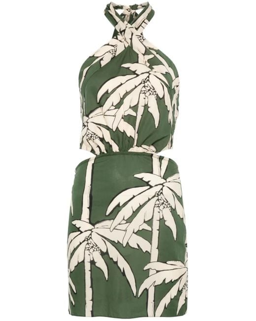 Johanna Ortiz Green Heart Pirate Mini Dress