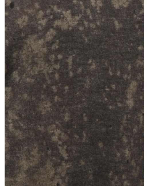 Avant Toi Green Mottled-Effect Sweater