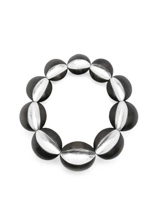 Monies Black Sava Disc-Link Necklace