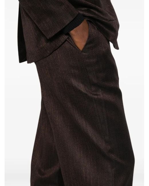 Lardini Brown Lucile Pocket Trousers