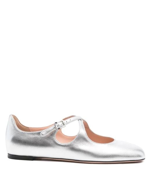 Ballerine Con Fibbia di Bally in White