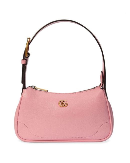 Gucci Pink Mini Aphrodite Shoulder Bag