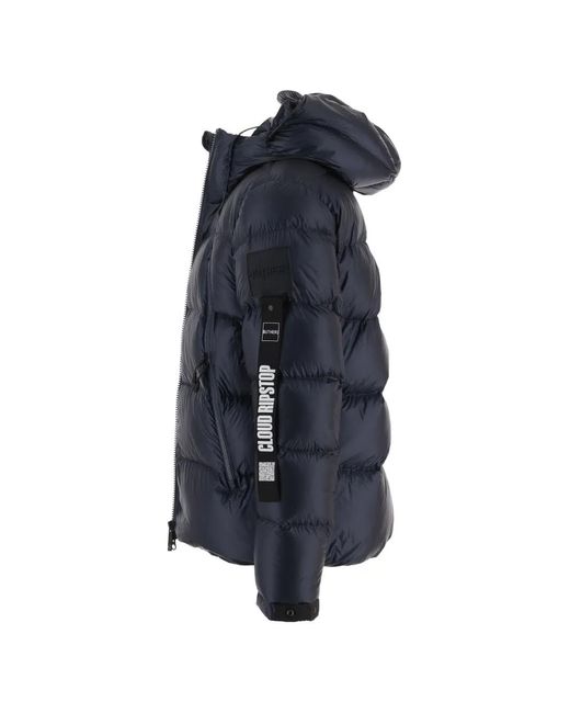 OUTHERE Blue Cloud Ripstop Quilted Down Jacket for men