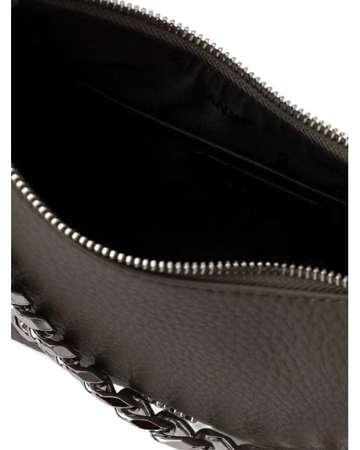 DKNY Gray Jenna Chain-Embellished Cross Body Bag
