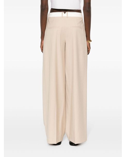 Remain Natural Wide-leg Trousers