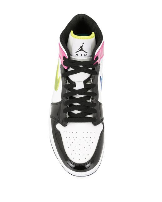 Nike White Air 1 Mid Se "Cyber Active Fuchsia" Sneakers