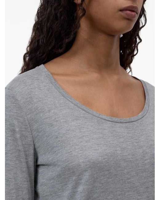Closed Gray Long-Sleeve Top