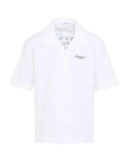 Givenchy T-Shirt Met Print En Kort Emouwen in het White voor heren