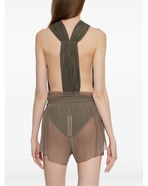 Rick Owens Green Draped-Design Body