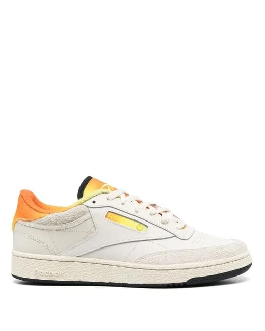 Reebok White Club 85 Low-Top Sneakers for men