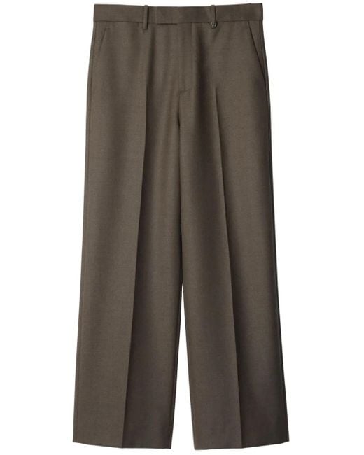 メンズ Burberry テーラードパンツ Gray
