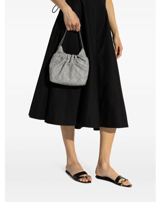 Tory Burch Gray Mini Fleming Tote Bag