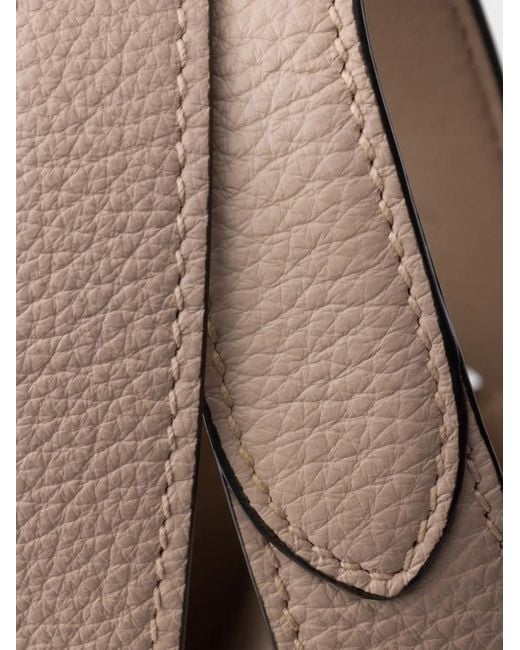 Prada Natural Mini Leather Tote Bag