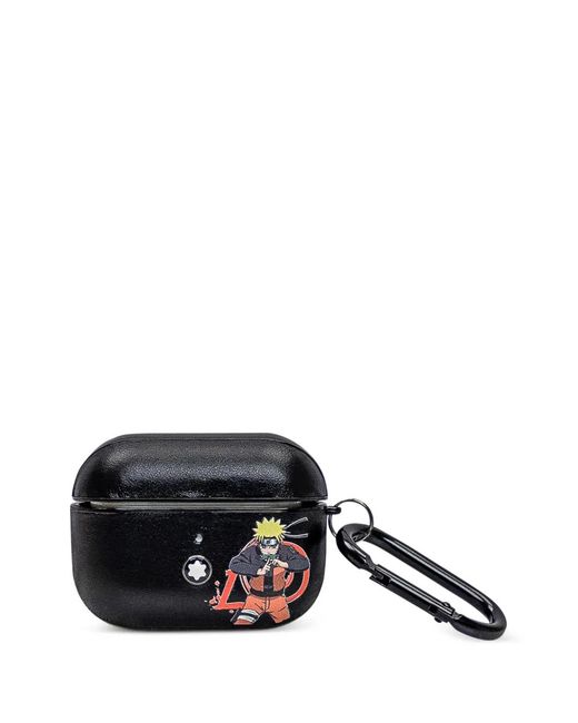 Montblanc Black Naruto Airpods Cover for men