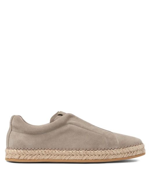 Scarosso Suède Espadrilles in het Brown voor heren