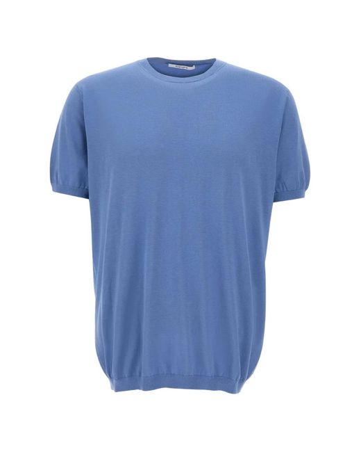 Kangra Blue Short-Sleeve Short-Sleeve Sweater for men