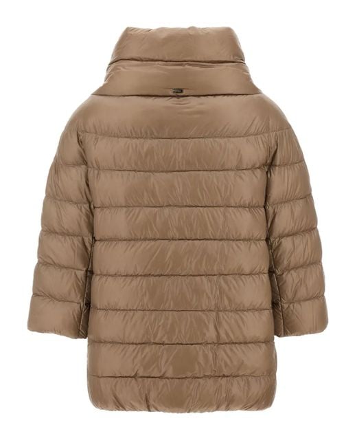 Herno Brown Iconic Aminta Jacket