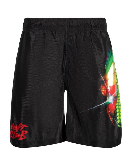 Pantalones cortos de chándal con motivo gráfico de x Daft Punk Pleasures de hombre de color Black