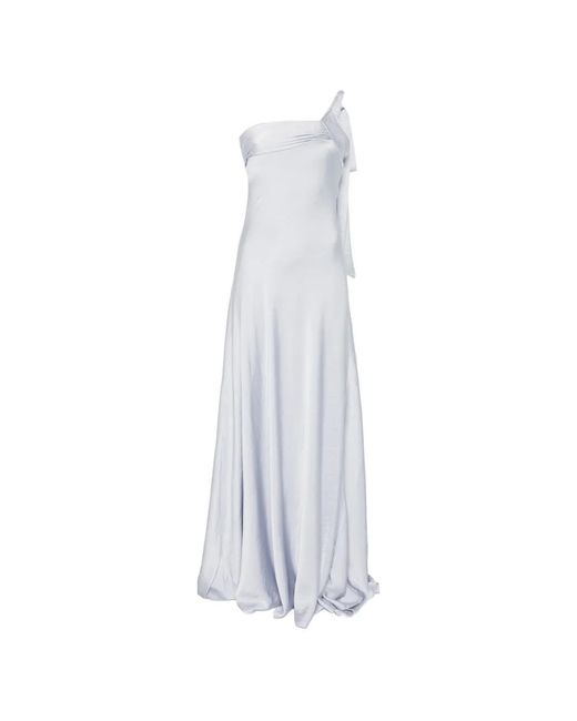 ELEH White One-Shoulder Maxi Dress