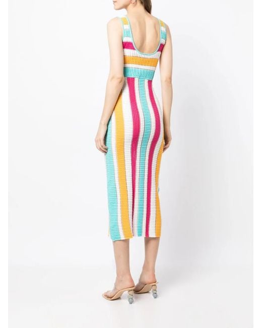 Solid & Striped Blue The Aubrey Striped Dress