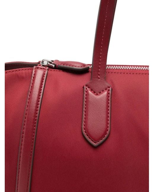 Borsa Tote Con Rifinitura di Karl Lagerfeld in Red