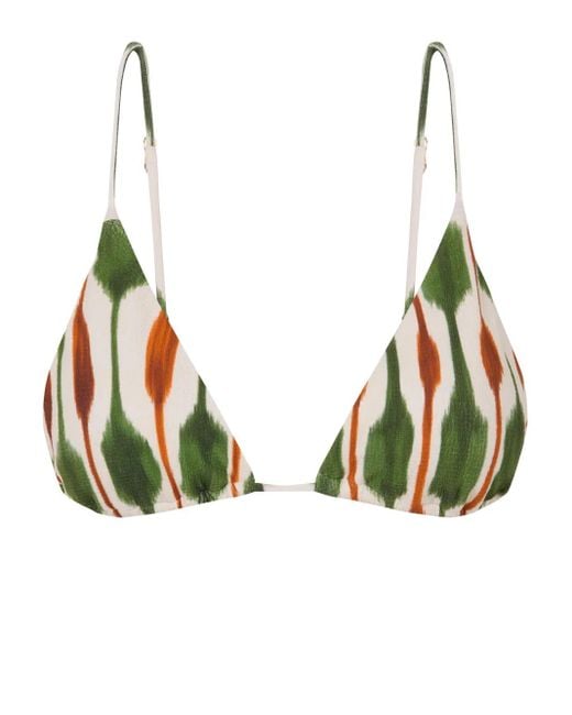 Lenny Niemeyer Tanzania ビキニトップ Green