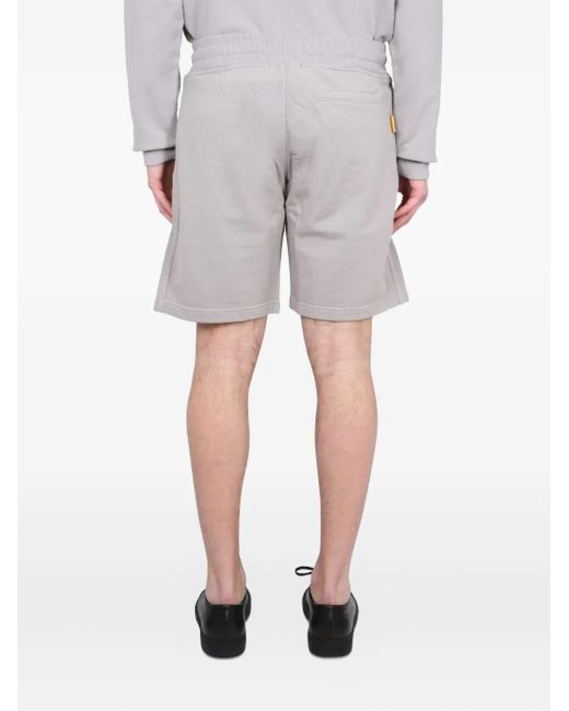 Parajumpers Gray Drawstring-Logo Shorts for men