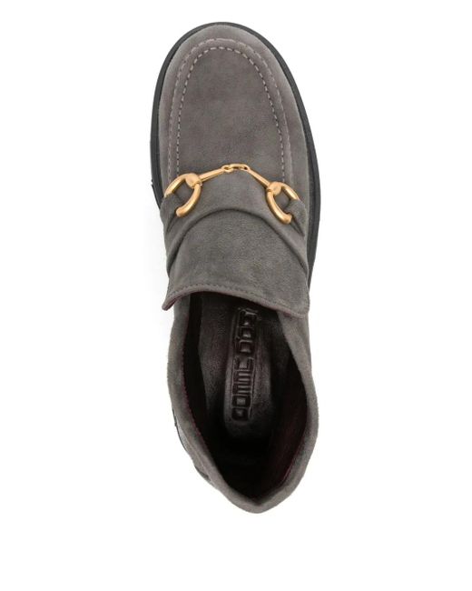 Pomme D ́Or Brown Chain-Embellished Boots