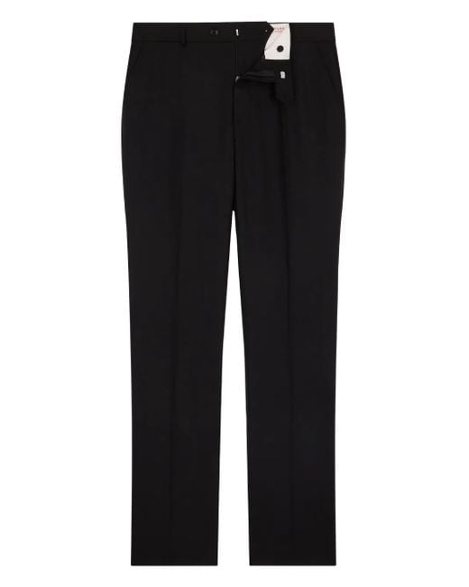 Fursac Black Pantalon Droit À Fermeture Dissimulée for men