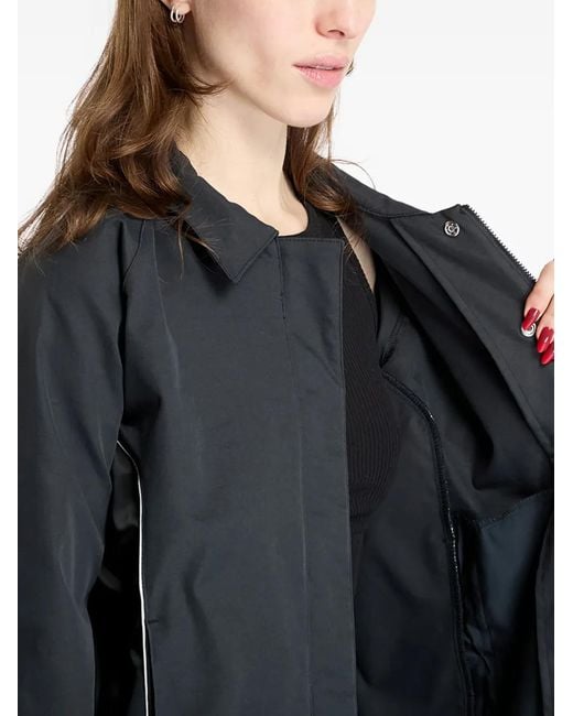 Nike Black Veste Bomber À Fermeture Zippée