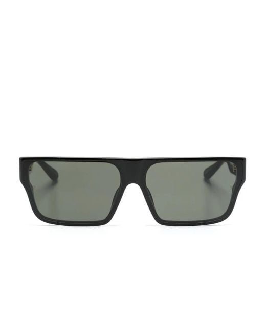 Linda Farrow Gray Brady Rectangle-Frame Sunglasses