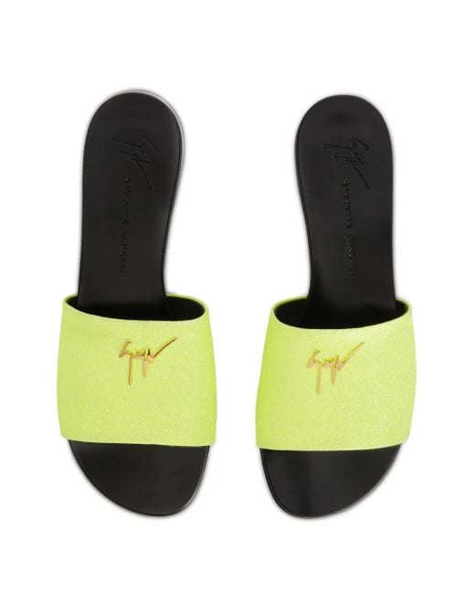 Giuseppe Zanotti Green Shirley Sandalen