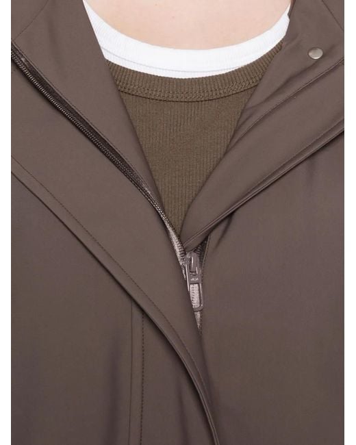 DUNO Brown Hooded Jacket