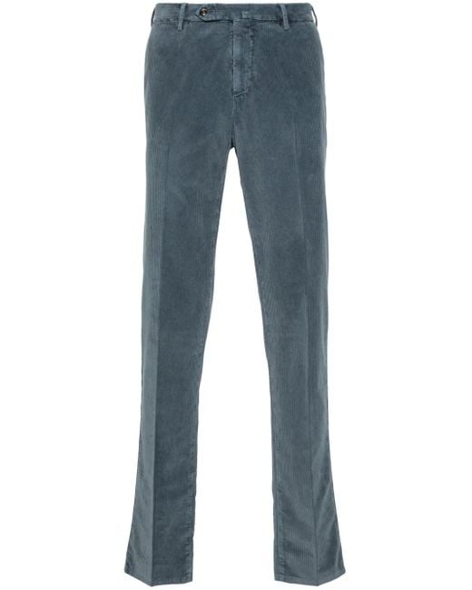 Pantalones con pinzas PT Torino de hombre de color Blue