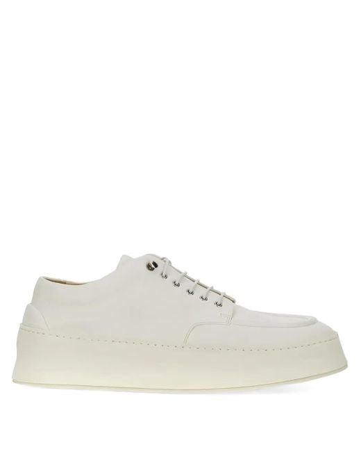 メンズ Marsèll Cassapana プラットフォーム レースアップ ダービーシューズ White