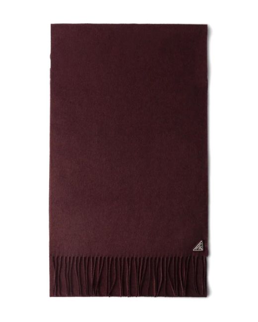 Prada Schal Mit Logo in Purple für Herren