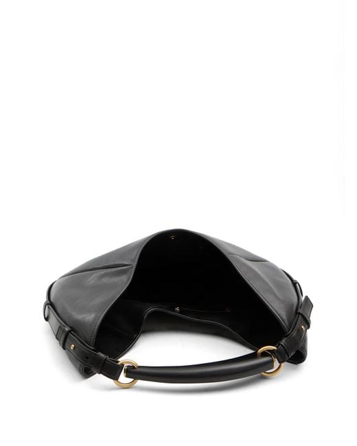 Saint Laurent Black Medium Quilted Leather Shoulder Bag